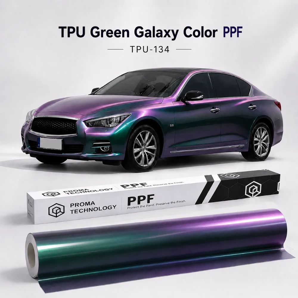 TPU Green Galaxy Color PPF-Main Image