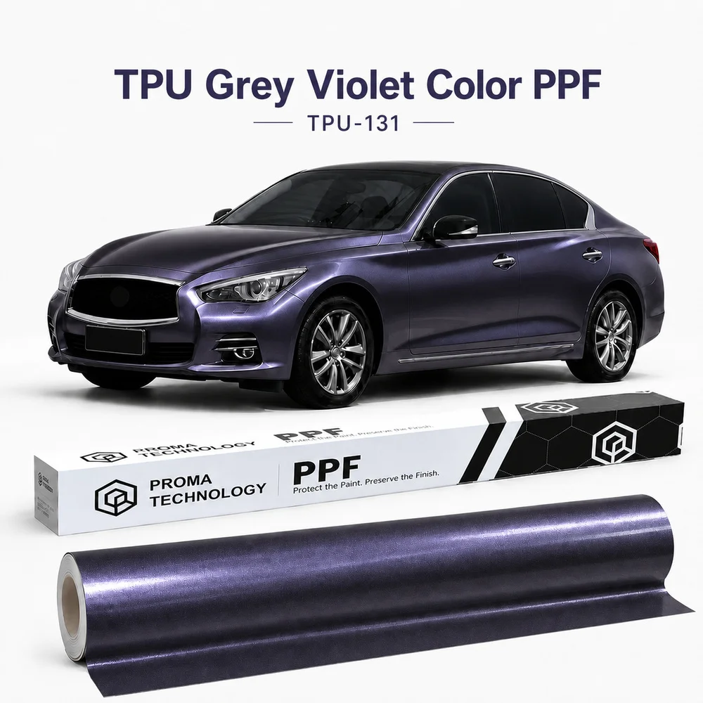 TPU Grey Violet Color PPF-Main image display