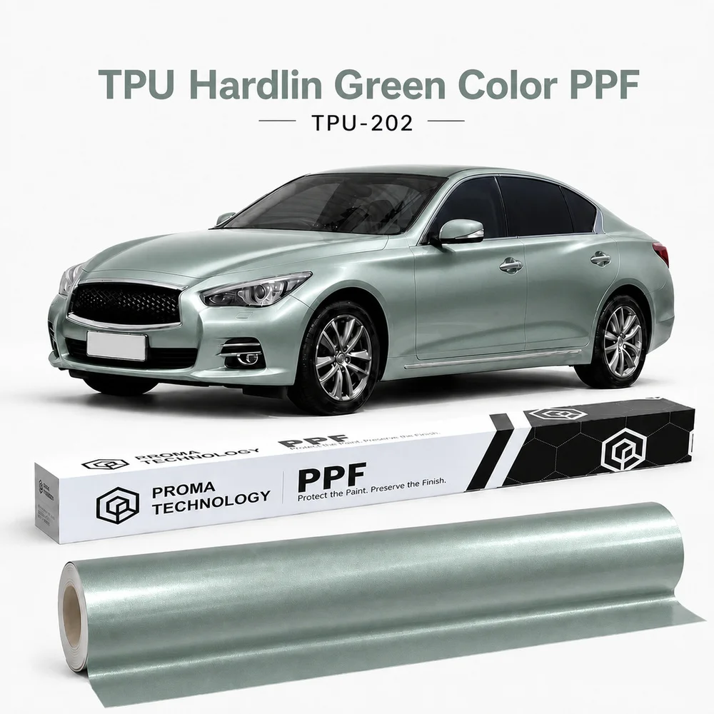 TPU Hardlin Green Color PPF-Main image display