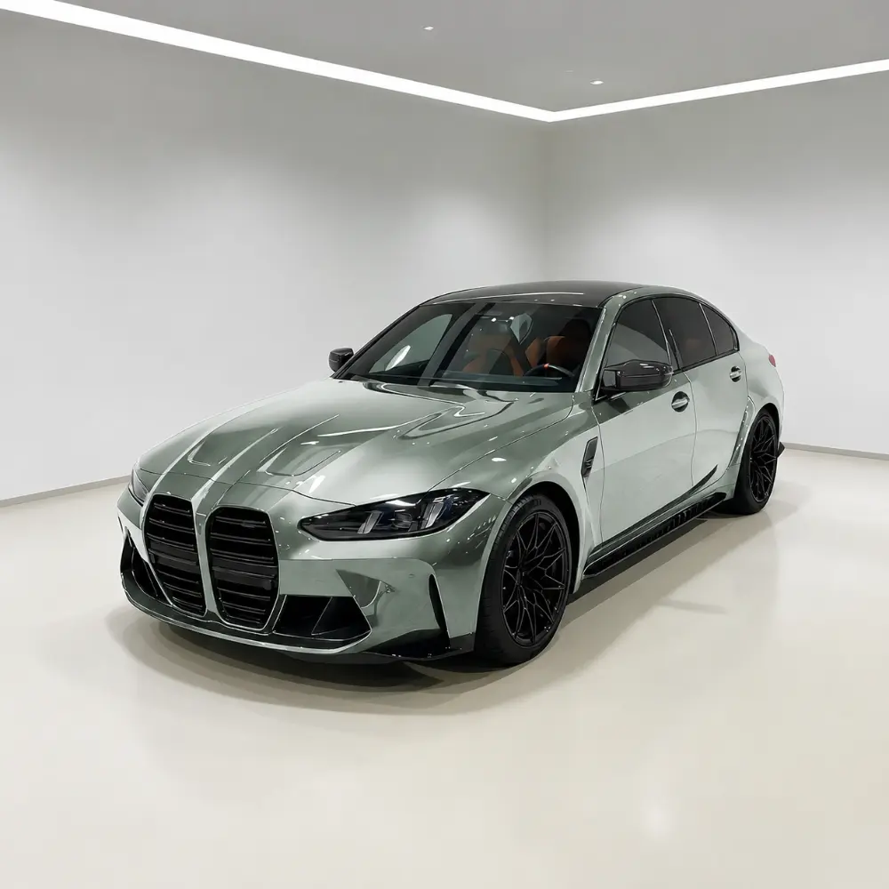 TPU Hardlin Green Color PPF-display for car 1