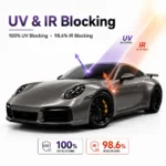 TPU Liquid Metal Gunsmoke Grey Color PPF Car Body Film