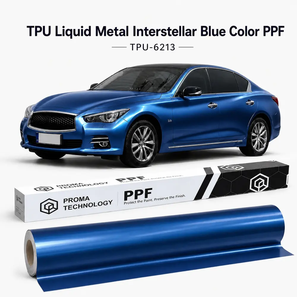 TPU Liquid Metal Interstellar Blue Color PPF-Main image 1