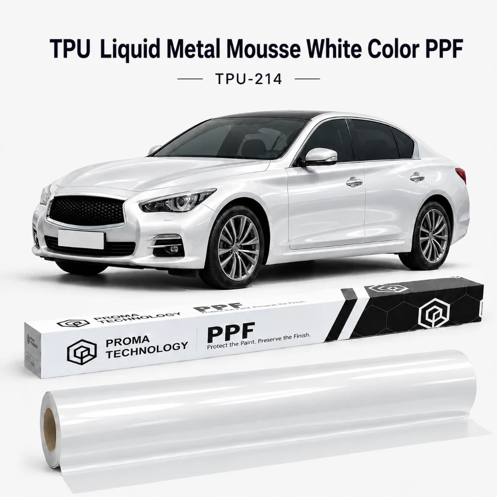 TPU Liquid Metal Mousse White Color PPF-Main Image