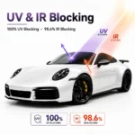 TPU Liquid Metal Mousse White Color PPF Paint Protection Film for Car