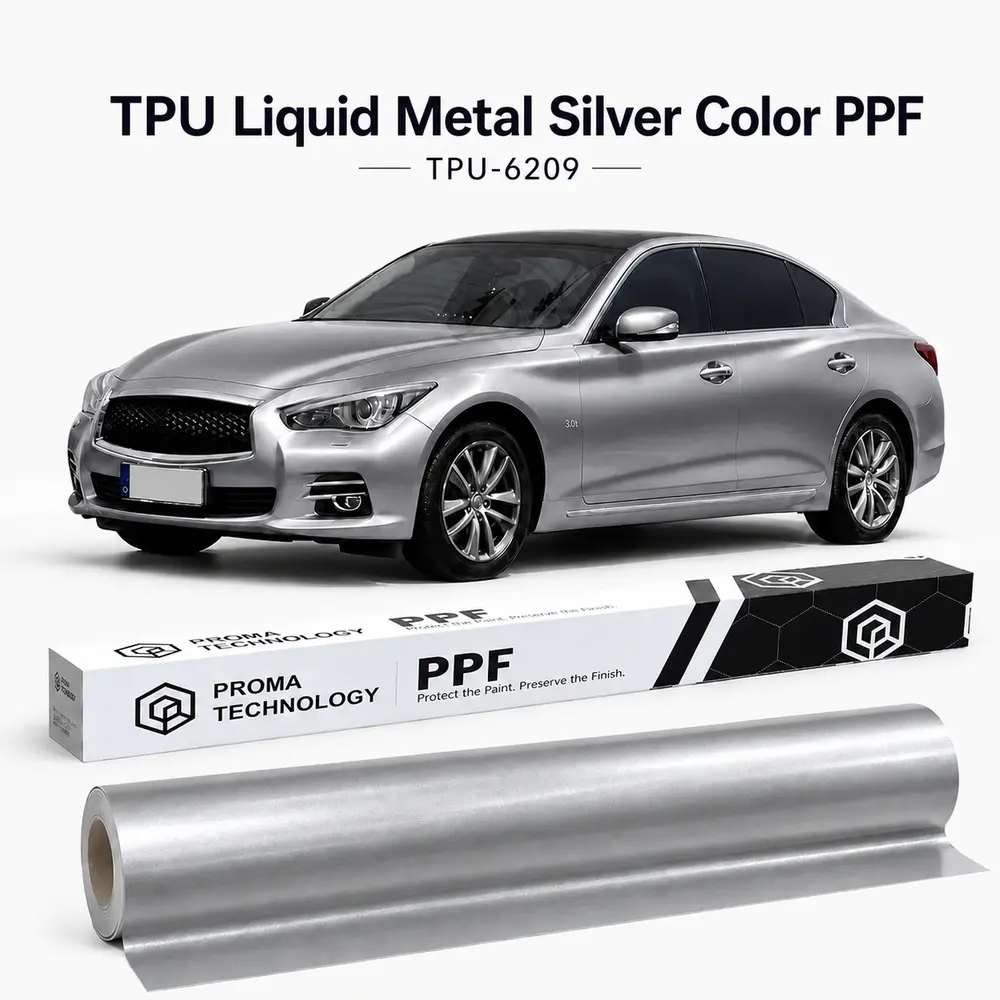 TPU Liquid Metal Silver Color PPF-Main image