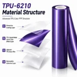 TPU Liquid Metal Violet Color PPF Car Paint Protective Film