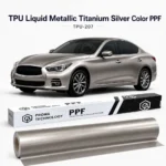 TPU Liquid Metallic Titanium Silver Color PPF-Main Image