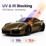 TPU Liquid Shadow Gold Color PPF Self-adhesive Car Protection Film
