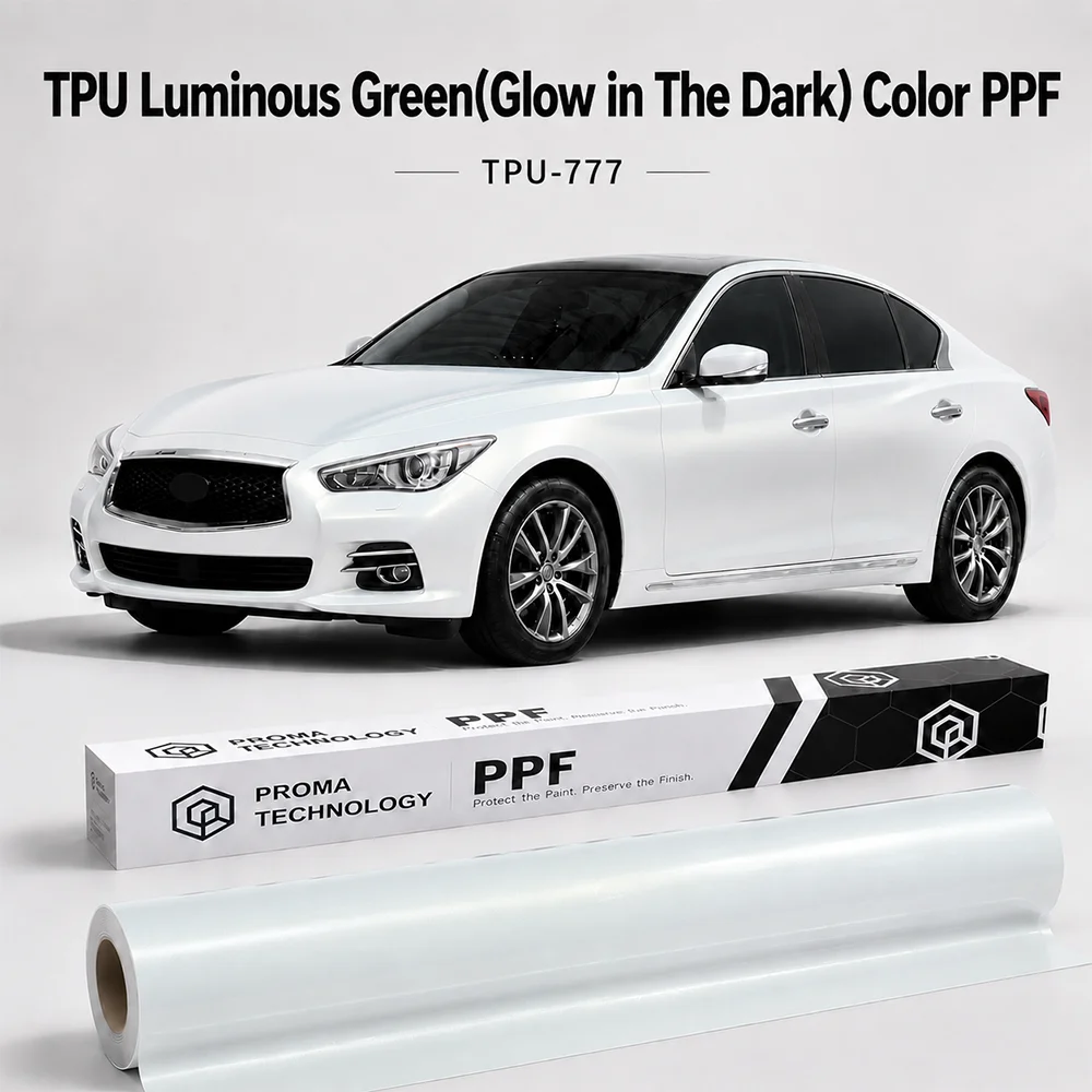 TPU Luminous Green(Glow in The Dark) Color PPF-Main image display