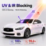TPU Luminous Blue(Glow in The Dark) Color PPF Film For Car