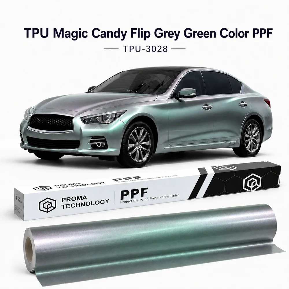 TPU Magic Candy Flip Grey Green Color PPF-Main Image