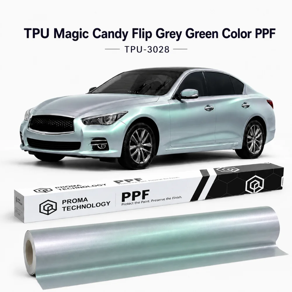 TPU Magic Candy Flip Grey Green Color PPF-Main Image