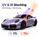 TPU Magic Candy Flip Silver purple Color PPF