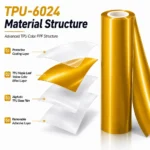 TPU Maple Leaf Yellow Color PPF Self-adhesive Car Protection Film