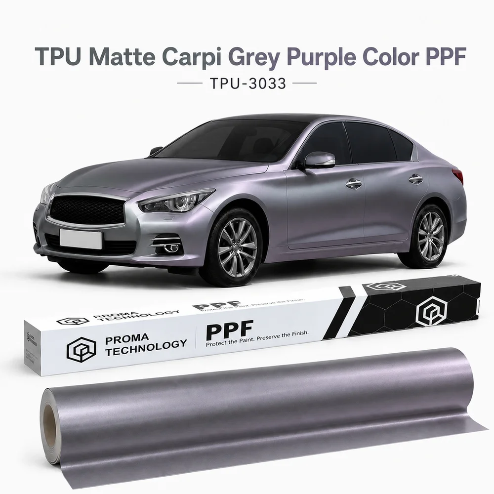 TPU Matte Carpi Grey Purple Color PPF-Main Image