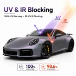 TPU Matte Carpi Grey Purple Color PPF Car Body Film