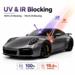 TPU Matte Chrome Steel Grey Color PPF Film For Car