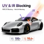 TPU Matte Dark Silver Color PPF Car Paint Protective Film
