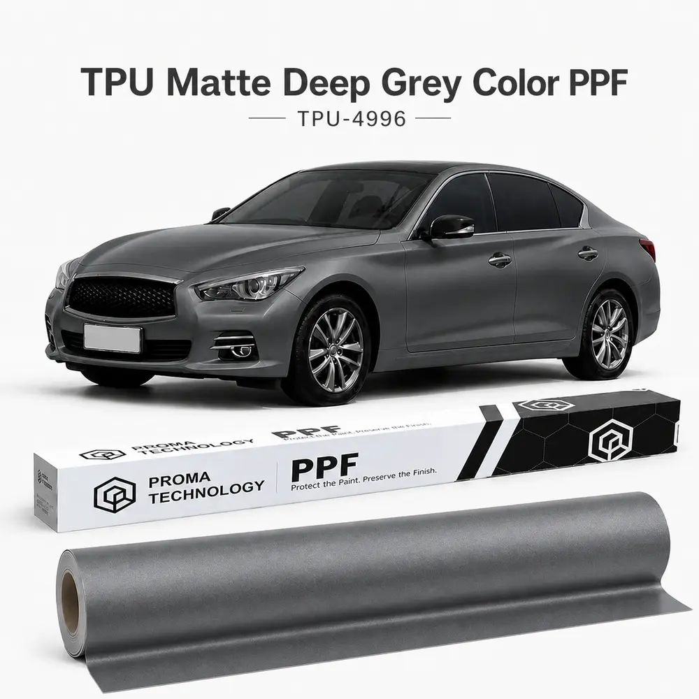 TPU Matte Deep Grey Color PPF-Main image