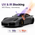 TPU Matte Deep Grey Color PPF Car Protective Film