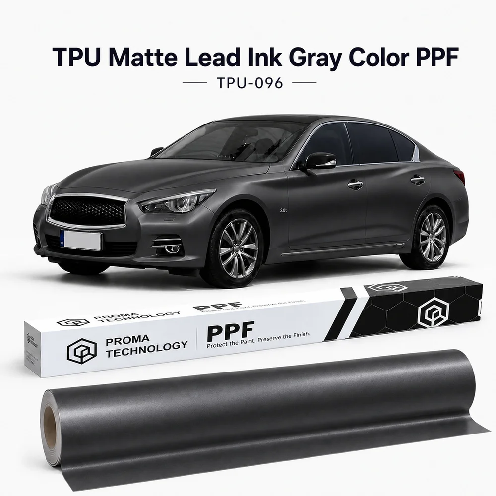 TPU Matte Lead Ink Gray Color PPF-Main Image