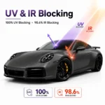 TPU Matte Lead Ink Gray Color PPF Self-adhesive Car Protection Film