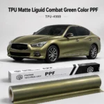 TPU Matte Liquid Combat Green Color PPF-Main image display