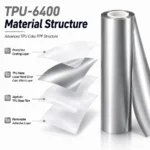 TPU Matte Liquid Metal Silver Color PPF