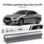TPU Matte Liquid Metal Space Silver Color PPF-Main image 1