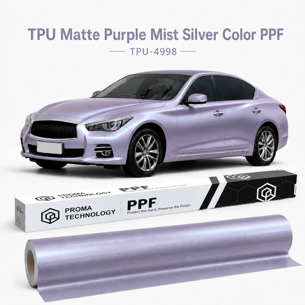 TPU Matte Purple Mist Silver Color PPF-Main image
