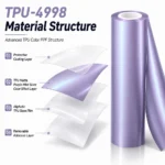 TPU Matte Purple Mist Silver Color PPF Car Paint Protective Film