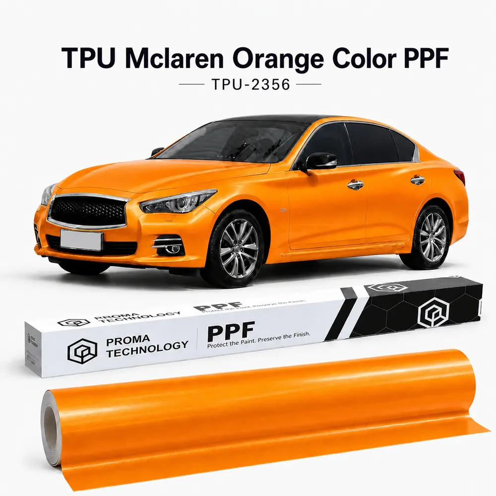 TPU Mclaren Orange Color PPF-Main Image