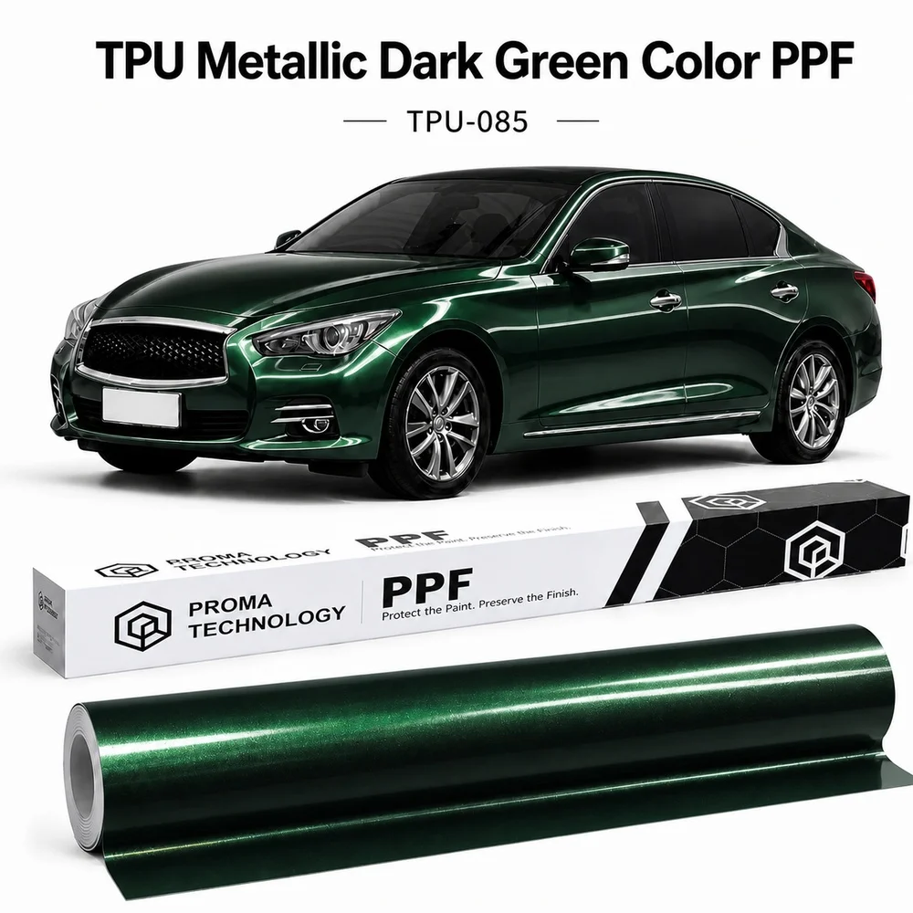 TPU Metallic Dark Green Color PPF-Main Image