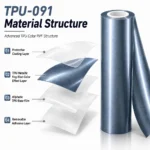 TPU Metallic Fog Blue Color PPF