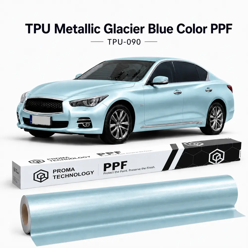 TPU Metallic Glacier Blue Color PPF-Main Image