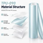 TPU Metallic Glacier Blue Color PPF Paint Protective Film For Car