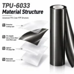 TPU Metallic Glossy Chrome Black Color PPF