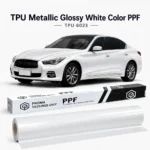 TPU Metallic Glossy White Color PPF-Main image display
