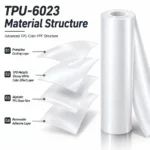 TPU Metallic Glossy White Color PPF Film For Car