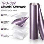 TPU Midsummer Purple Color PPF Paint Protection Film For Car