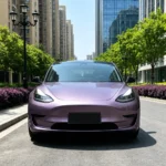 TPU Midsummer Purple Color PPF-scene application 2