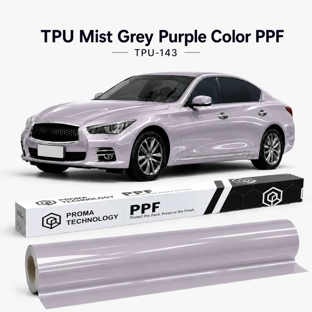 TPU Mist Grey Purple Color PPF-Main Image