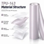 TPU Mist Grey Purple Color PPF Car Paint Protective Film