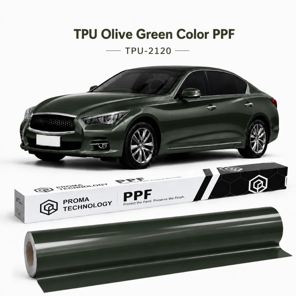 TPU Olive Green Color PPF-Main Image