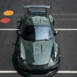 TPU Olive Green Color PPF-scene application-2