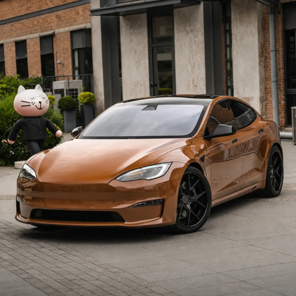 TPU Paint Chocolate Color PPF-Display for car 2