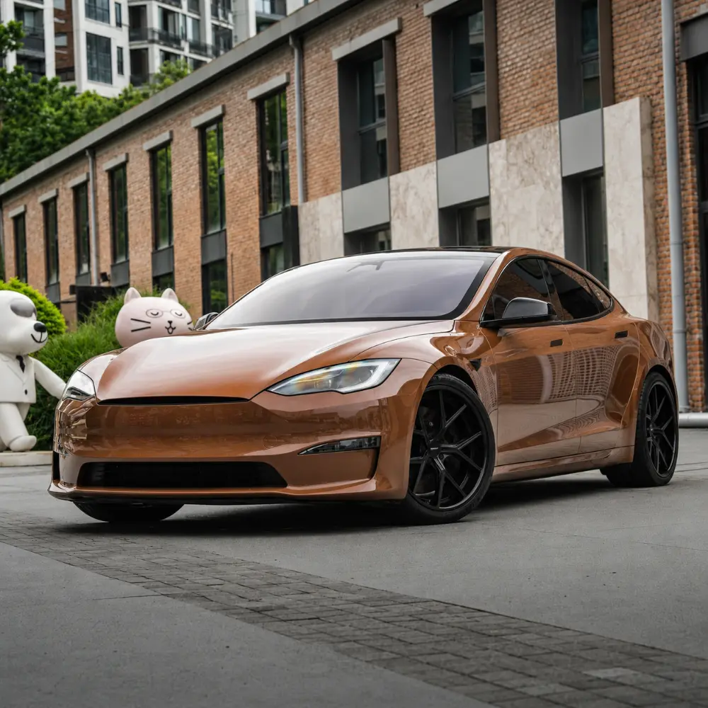 TPU Paint Chocolate Color PPF-Display for car 1