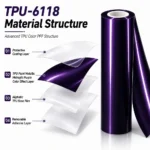 TPU Paint Metallic Midnight Purple Color PPF