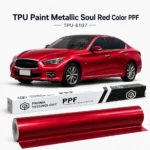 TPU Paint Metallic Soul Red Color PPF-Main image