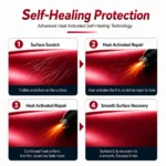 TPU Paint Metallic Soul Red Color PPF Film For Car